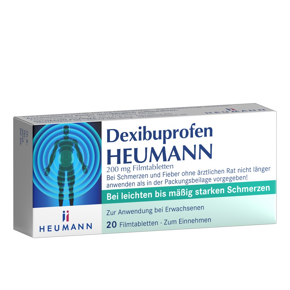 DEXIBUPROFEN HEUMANN 200 mg Filmtabletten - 20Stk