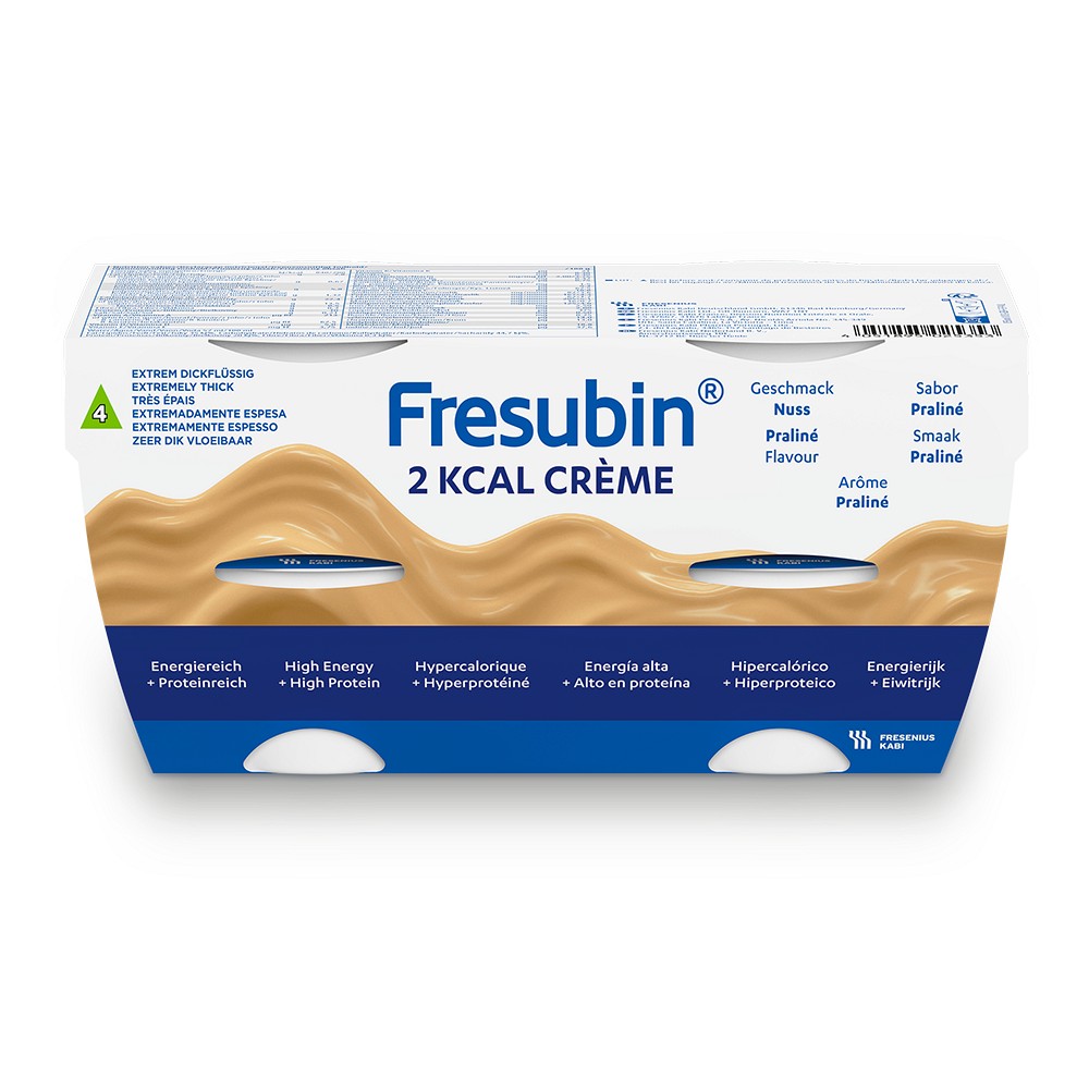 FRESUBIN 2 kcal Creme Praline im Becher - 4X125g - Fresubin 2 kcal Creme