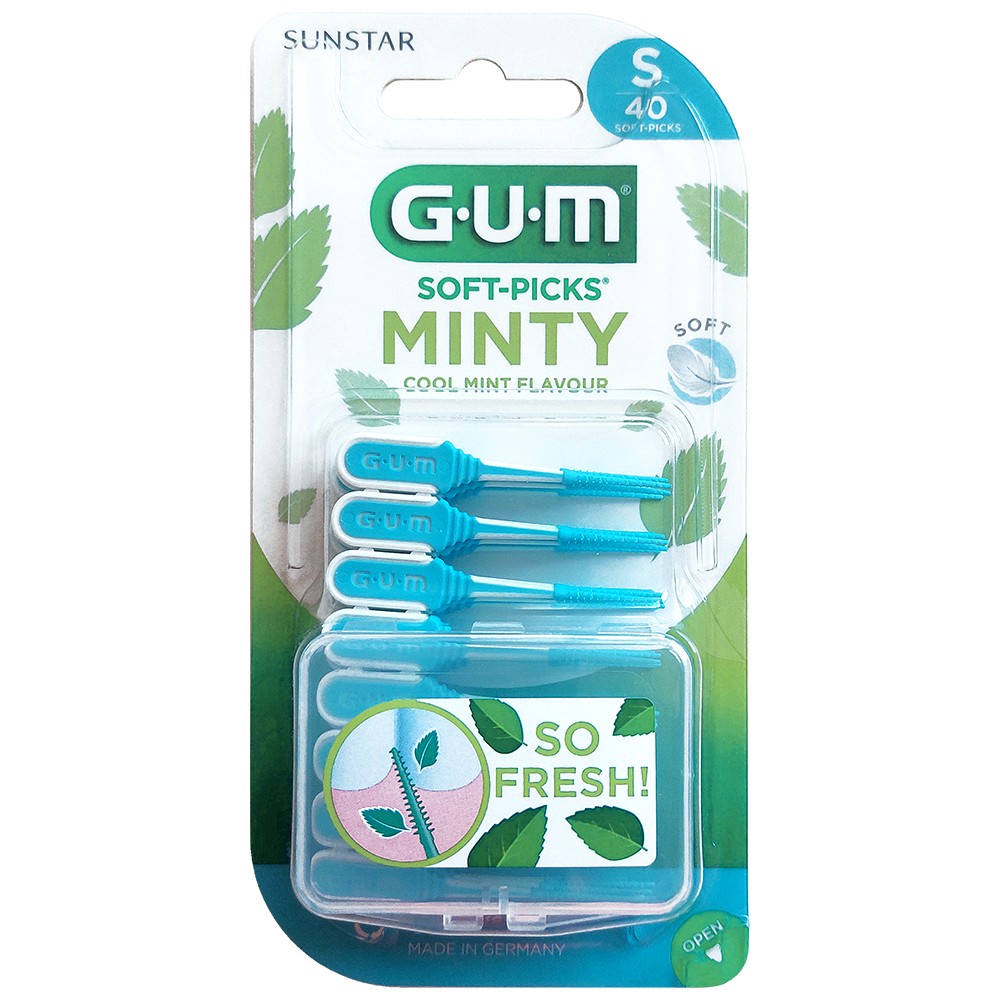 GUM SOFT-PICKS MINTY small - 40Stk - Zahnseide