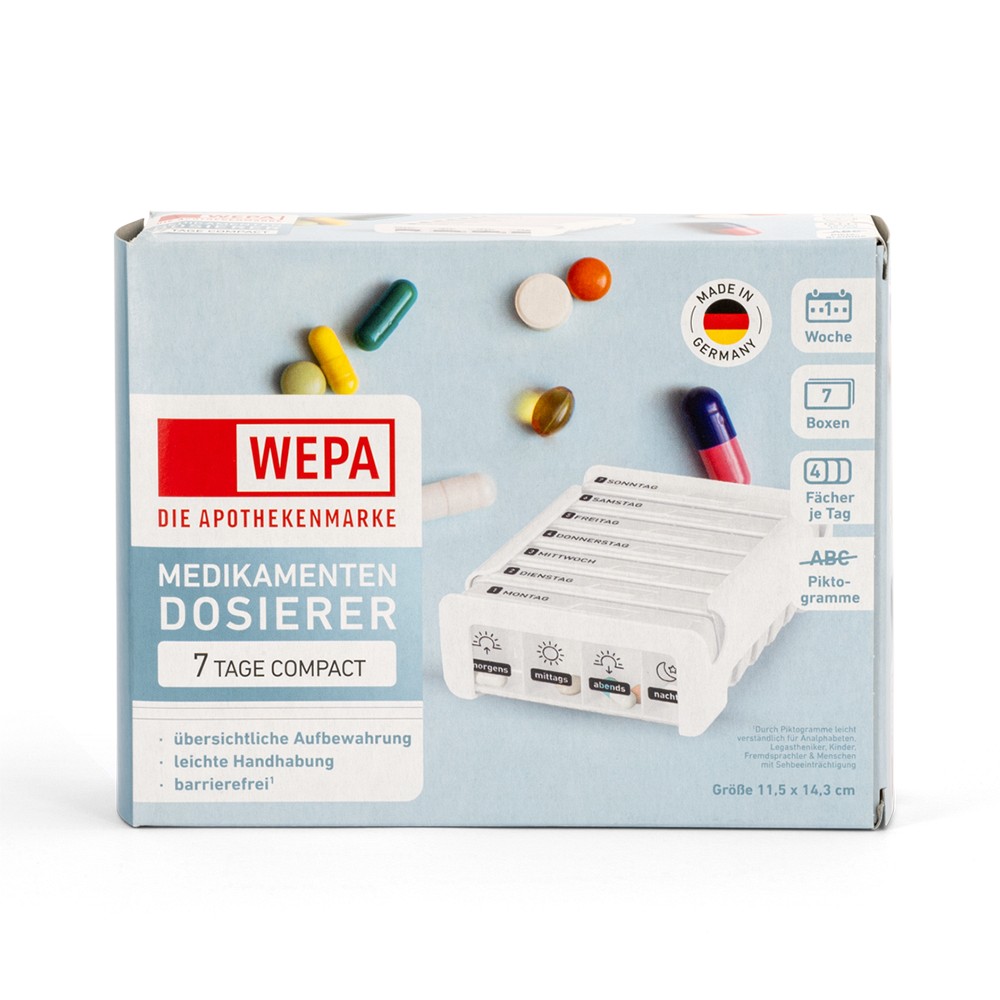WEPA 7 Tage Compact Wochenmagazin weiß - 1Stk