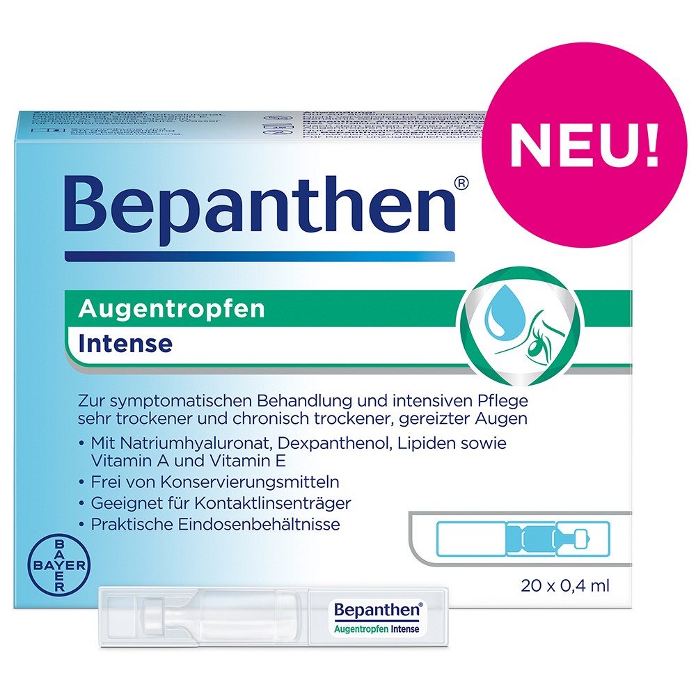 BEPANTHEN Augentropfen Intense EDO - 20X0.4ml - Augenpräparate