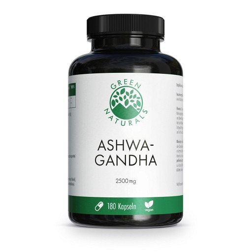 GREEN NATURALS Ashwagandha 2500mg hochdos.veg.Kps. - 180Stk - Gedächtnis & Konzentration