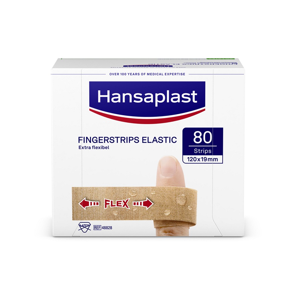 HANSAPLAST Elastic Finger Pflasterstrips - 80Stk - Hansaplast