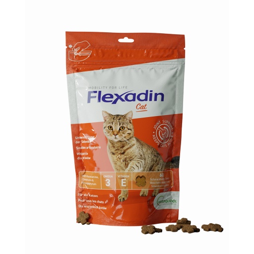 FLEXADIN Cat Chews Erg.Futtermittel f.Katzen - 1X60Stk - Gelenke & Knochen