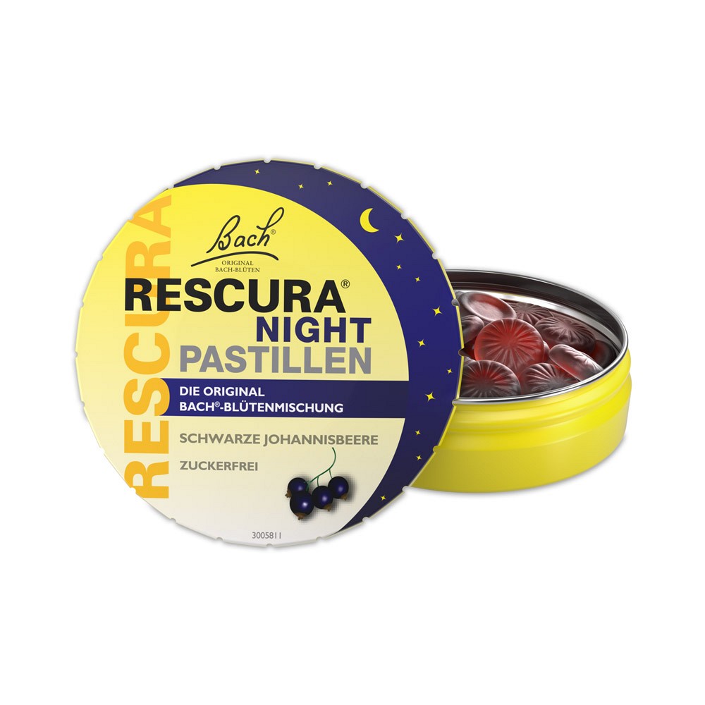 BACHBLÜTEN Original Rescura Night Past.schw.Johan. - 50g