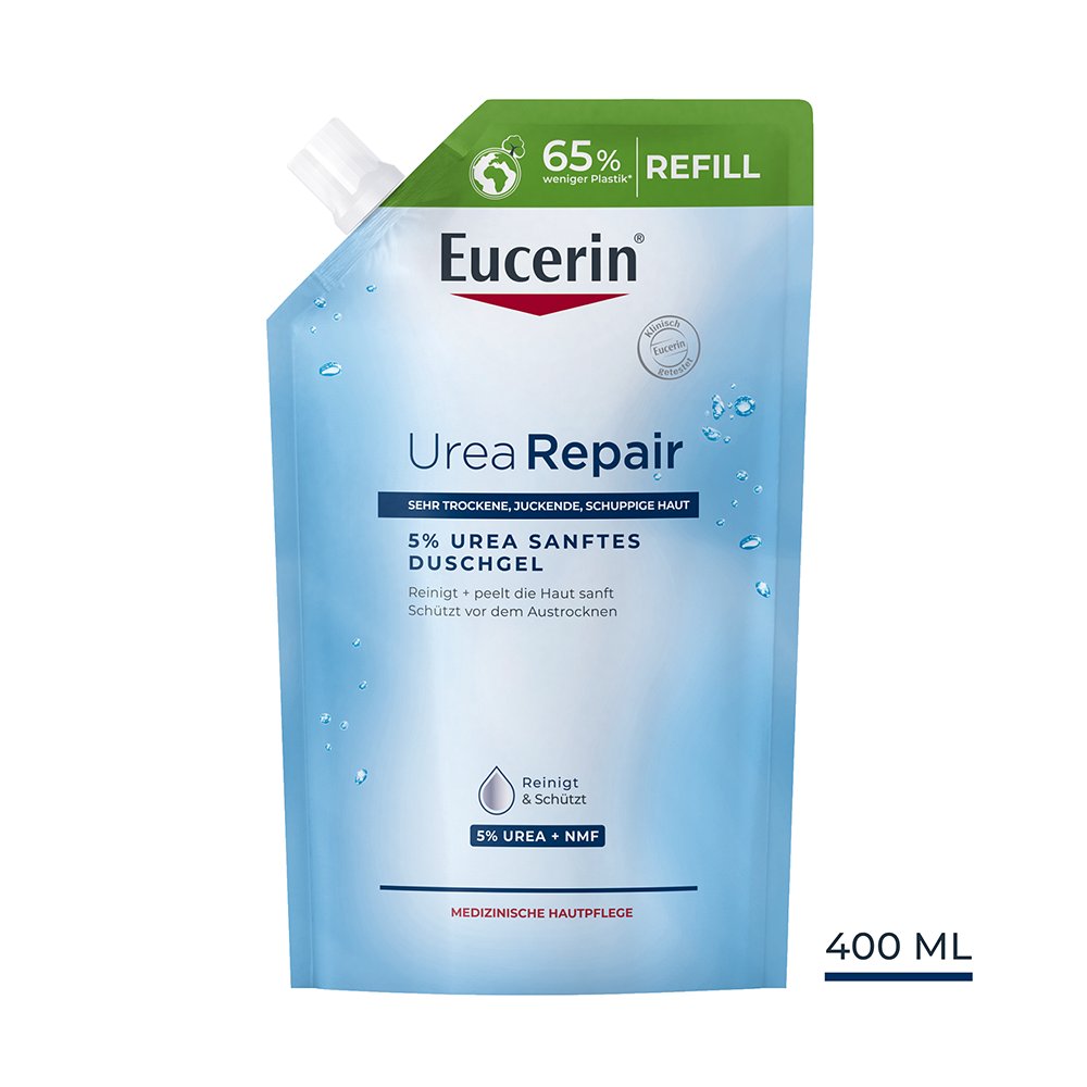 EUCERIN UreaRepair Sanftes Duschgel 5% Nachf.Btl. - 400ml - Trockene Haut