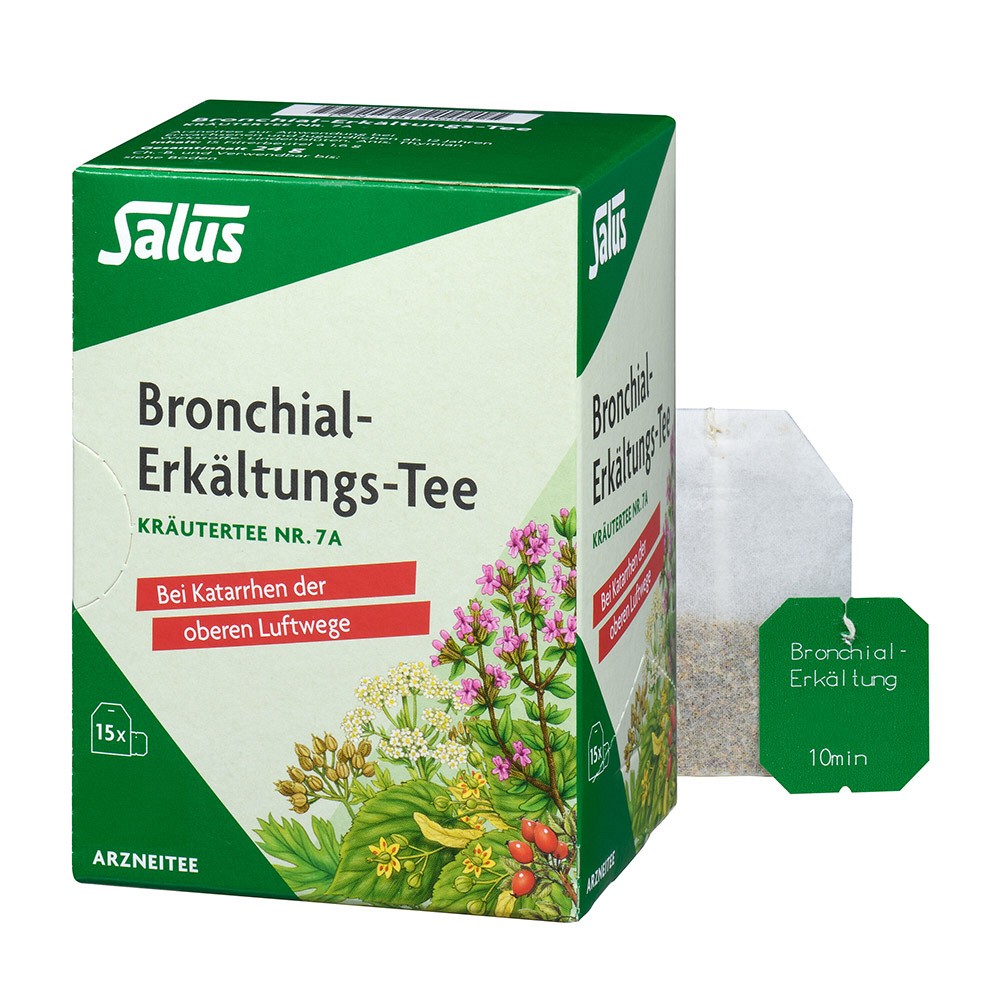 BRONCHIAL-ERKÄLTUNGS-Tee Kräutert.Nr.7a Salus Fbtl - 15Stk