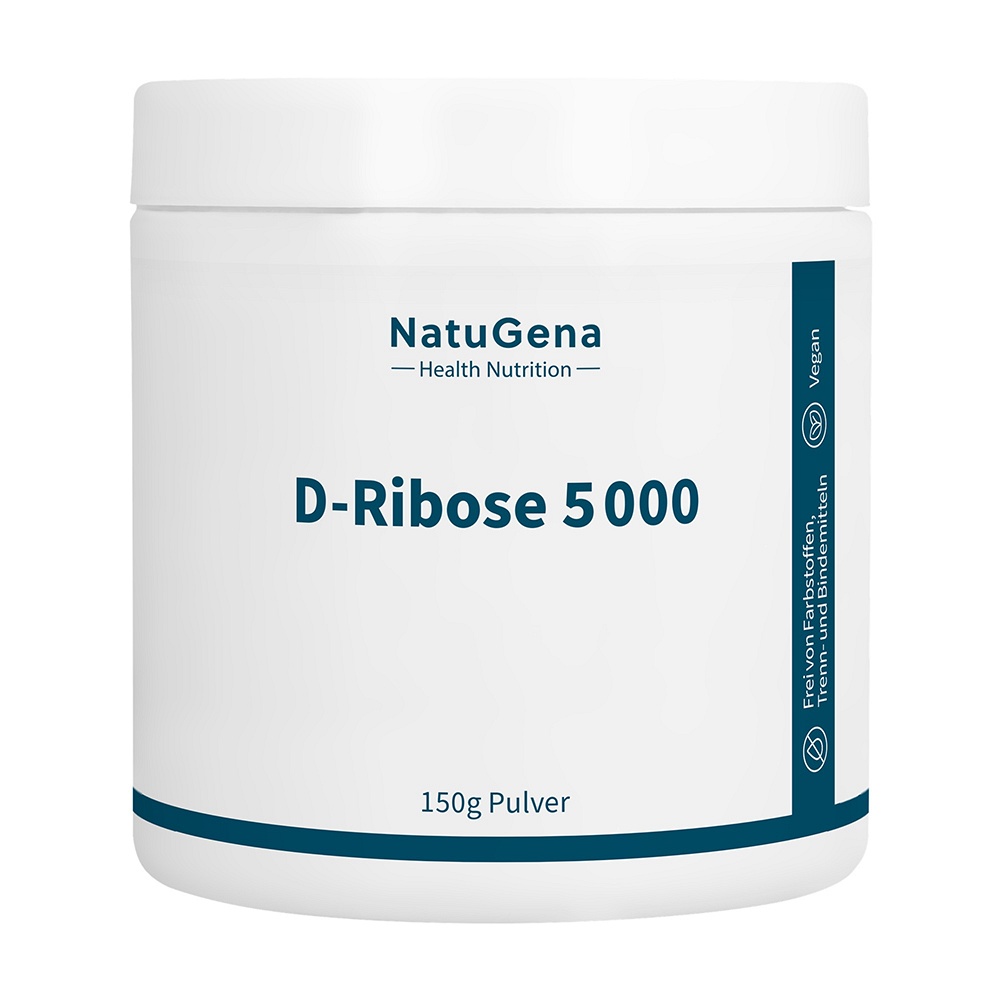 D-RIBOSE 5000 vegan Pulver - 150g - Stärkung für das Herz