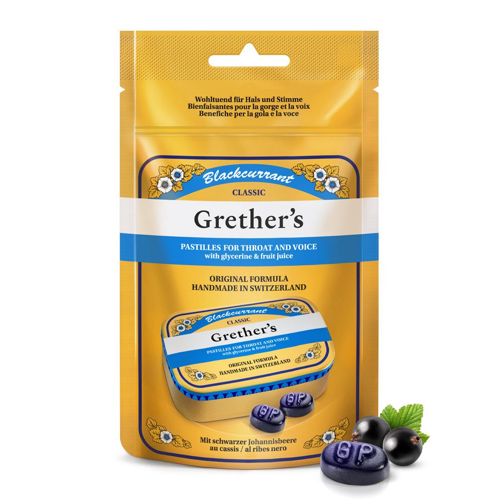 GRETHERS Blackcurrant Gold zh.Past.Beutel Refill - 110g - Gesundheit & Wellness