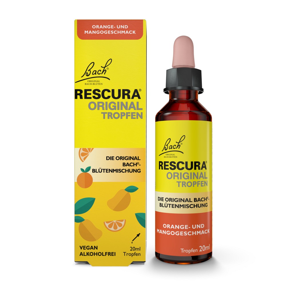 BACHBLÜTEN Original Rescura Tro.alk.frei Ora.Mango - 20ml