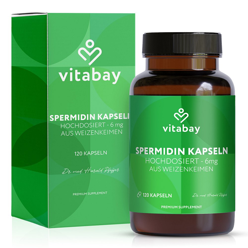 SPERMIDIN 6 mg hochdosiert Kapseln - 120Stk - Vegan