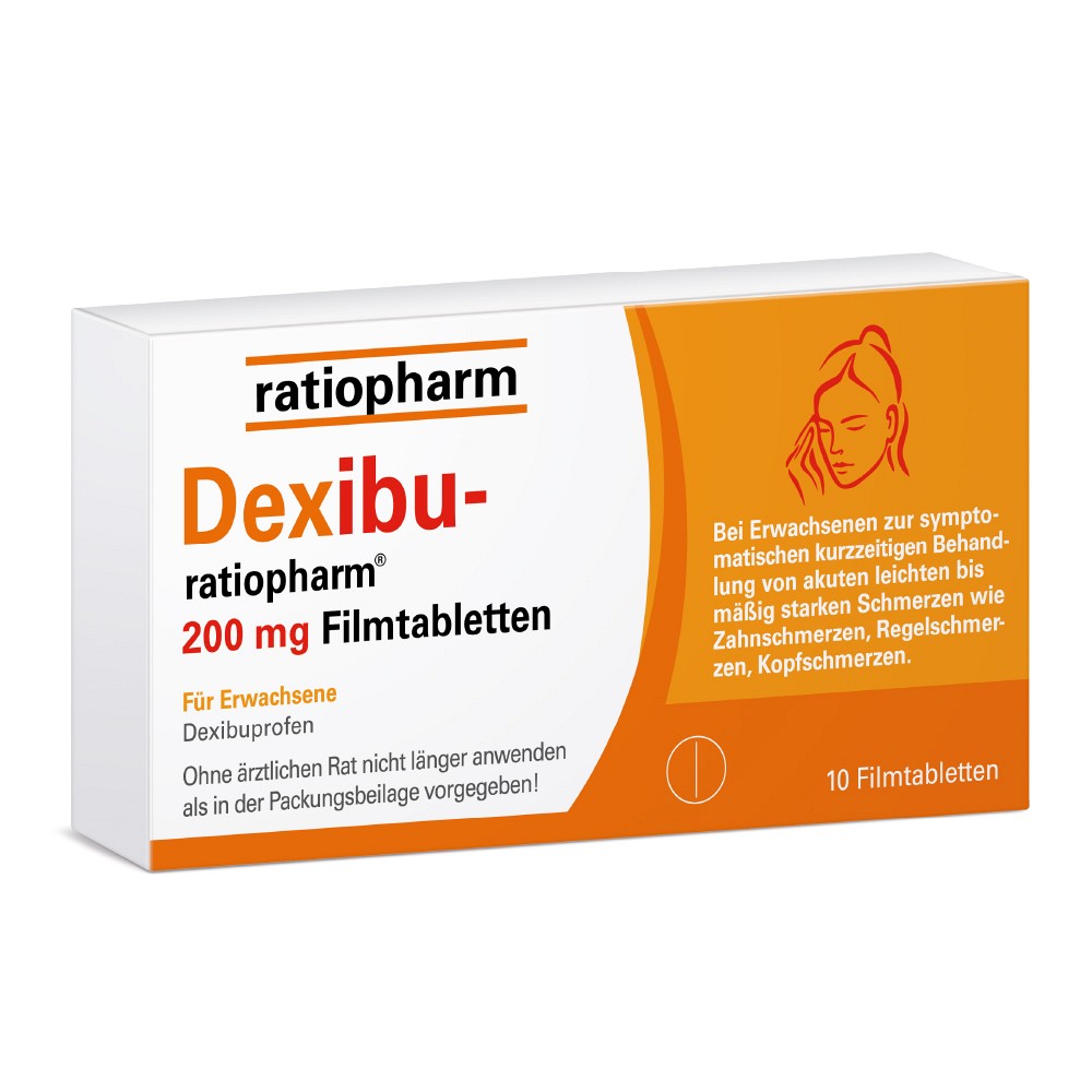 DEXIBU-ratiopharm 200 mg Filmtabletten - 10Stk