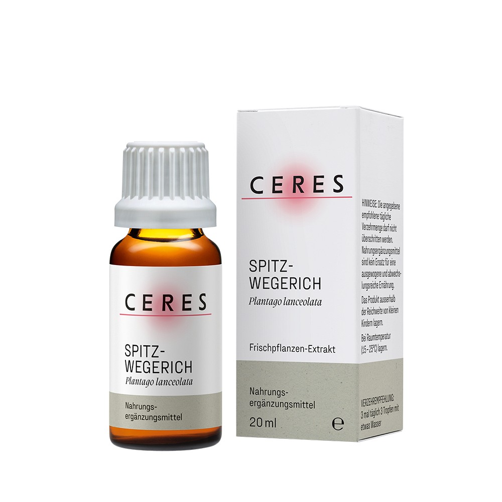 CERES Spitzwegerich Plantago lanceolata Extr.Tro. - 20ml