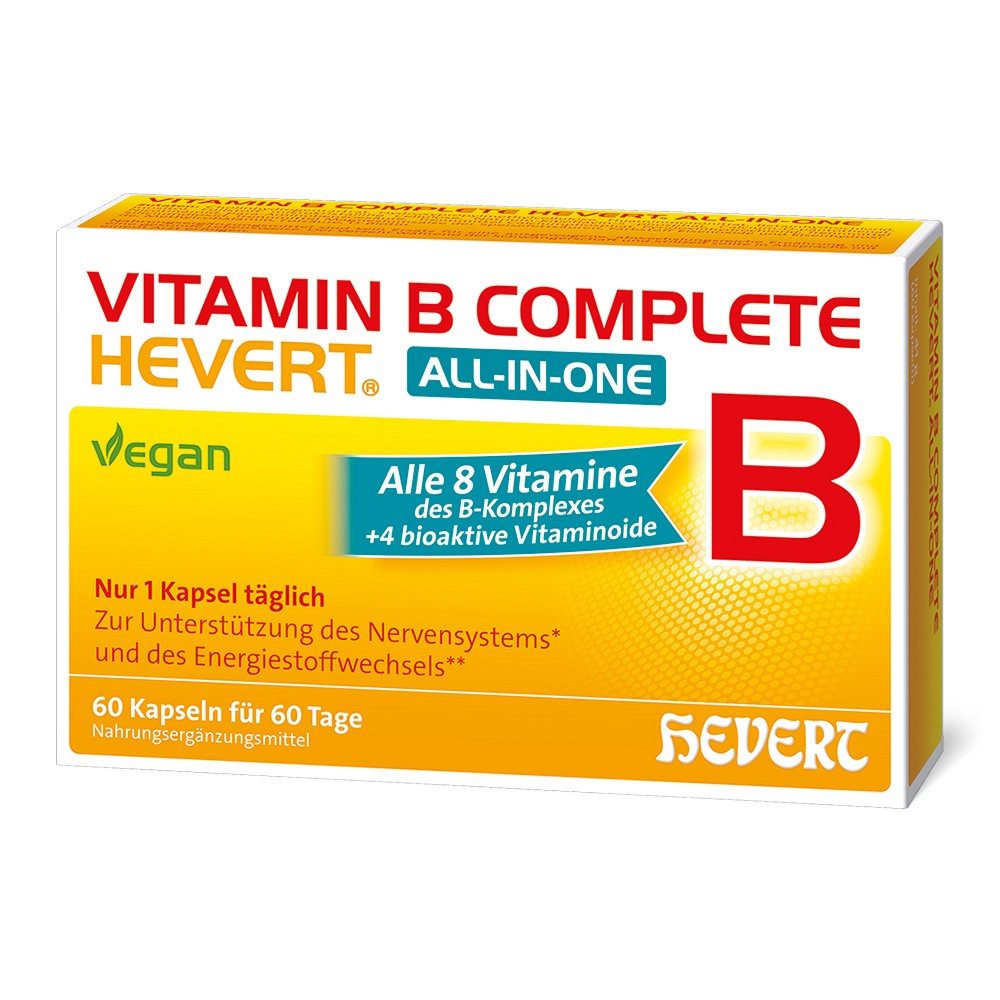 VITAMIN B COMPLETE Hevert all-in-one Kapseln - 60Stk - Vegan