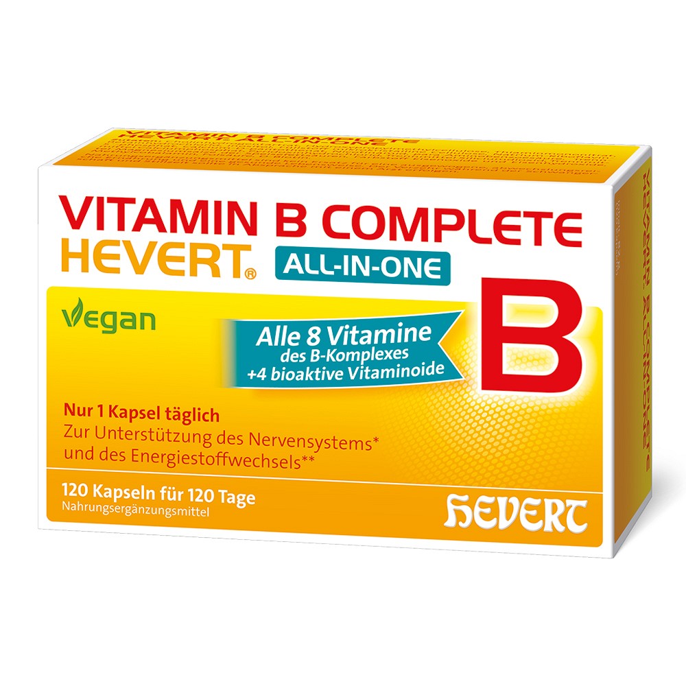 VITAMIN B COMPLETE Hevert all-in-one Kapseln - 120Stk - Vegan