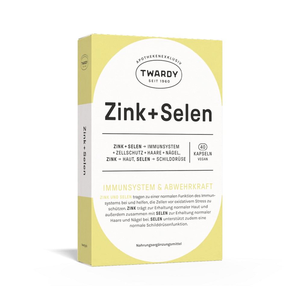 ZINK+SELEN Kapseln vegan - 40Stk
