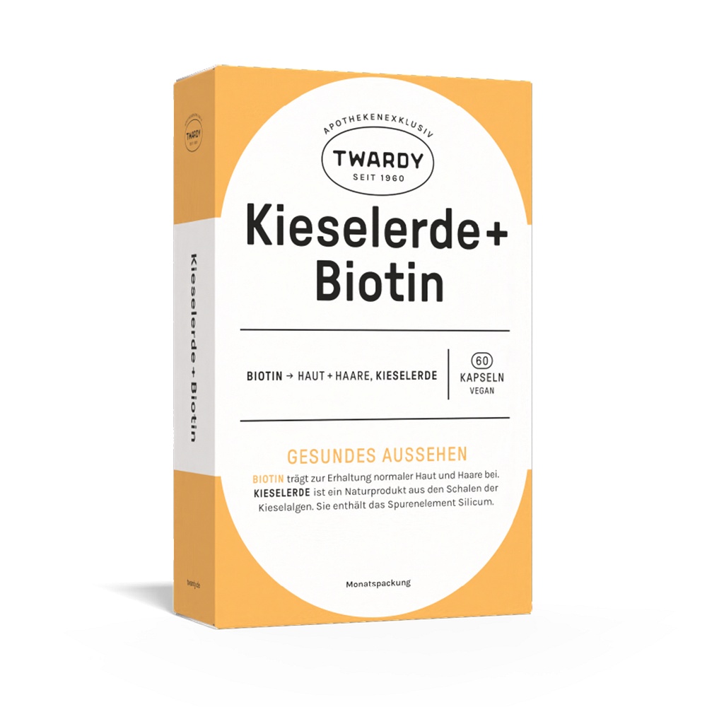 KIESELERDE+BIOTIN Kapseln vegan - 60Stk