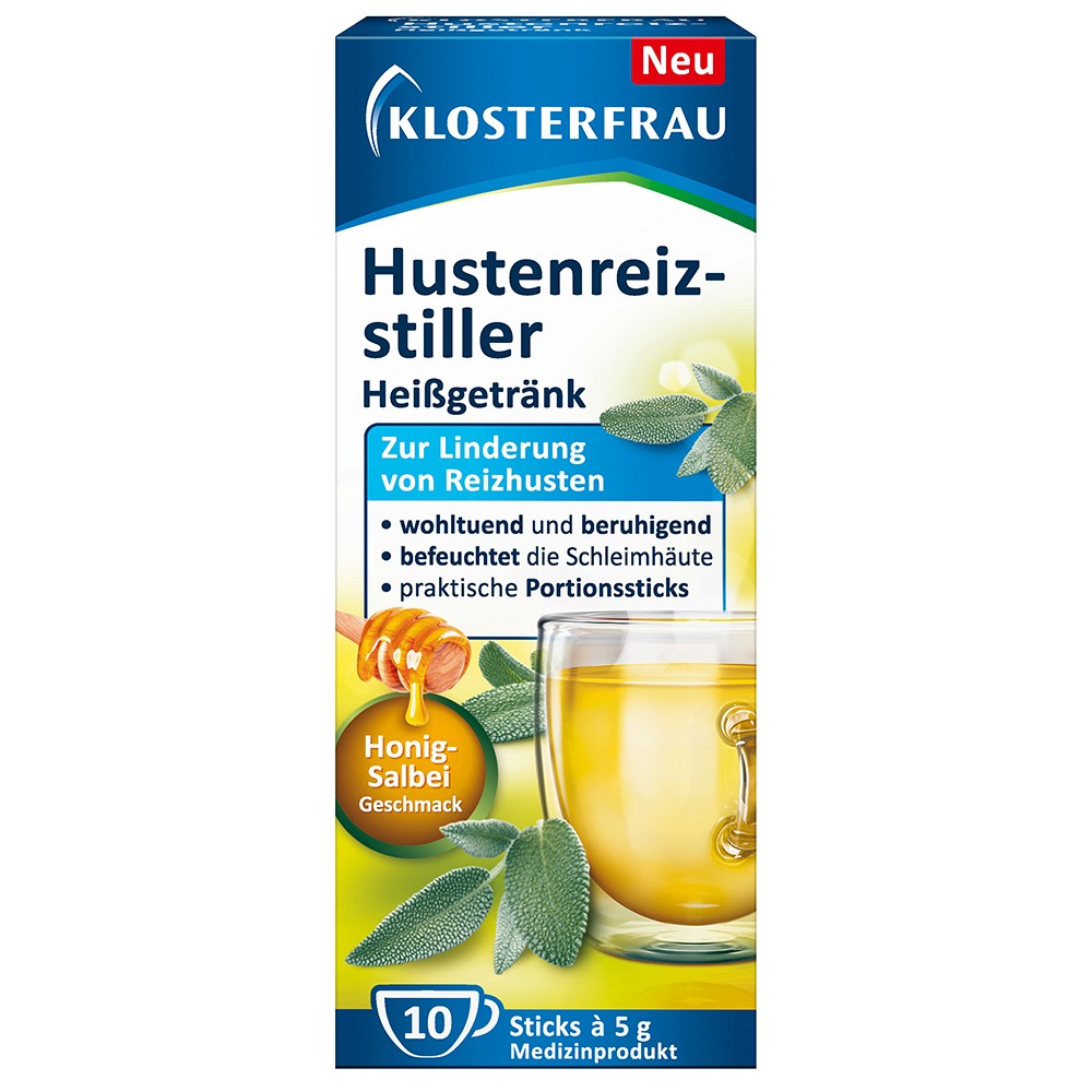 KLOSTERFRAU Hustenreiz-Stiller Heißgetränk Pulver - 10X5g