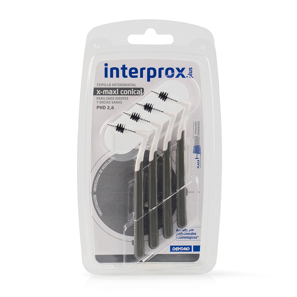 INTERPROX plus x-maxi conical grau Interdentalbür. - 4Stk