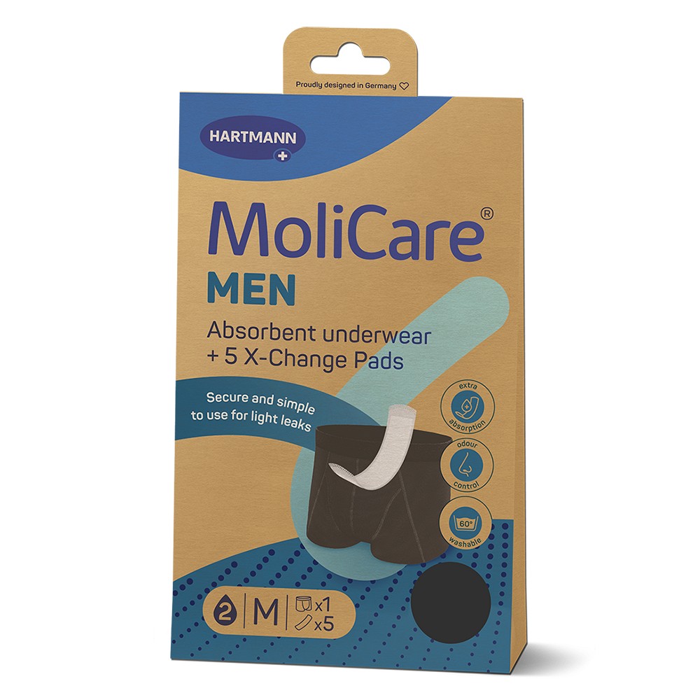 MOLICARE men Absorbent underwear+5 Pads Gr.M - 1Stk