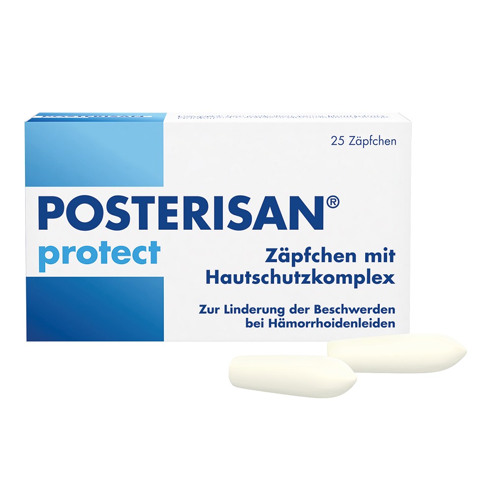 POSTERISAN protect Suppositorien - 25Stk - Hämorrhoiden