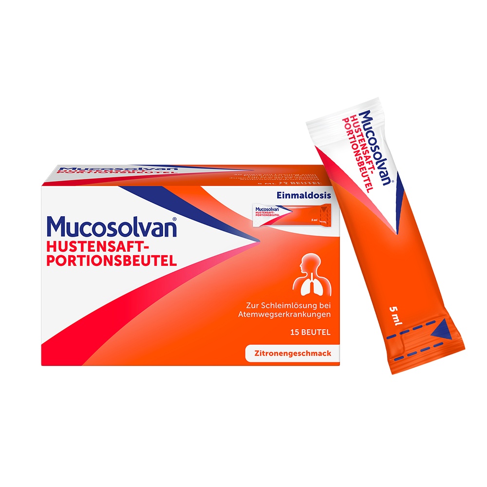 MUCOSOLVAN Hustensaft-Portionsbeutel 30 mg/5 ml - 15X5ml - Mucosolvan