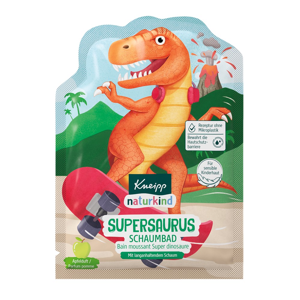 KNEIPP naturkind Supersaurus Schaumbad - 40ml - Badespaß