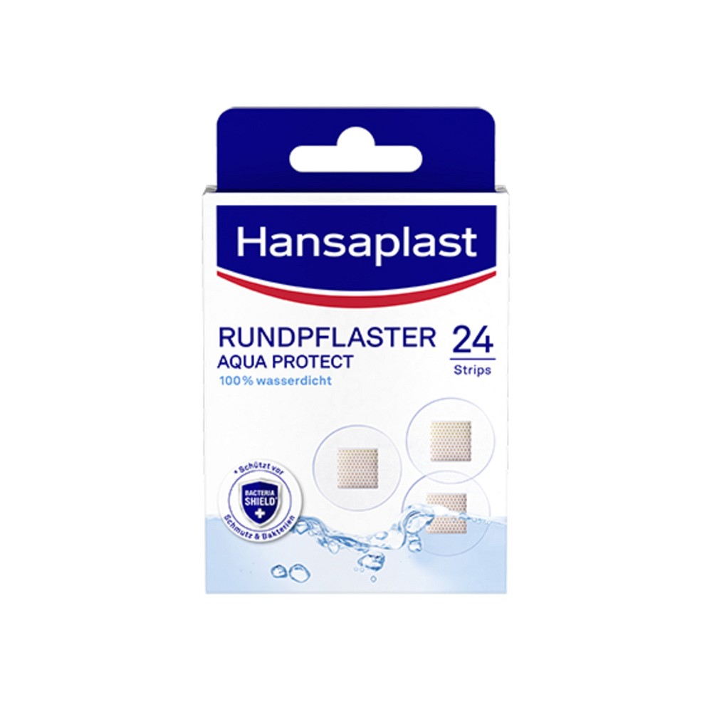 HANSAPLAST Aqua Protect Rundpflaster - 24Stk