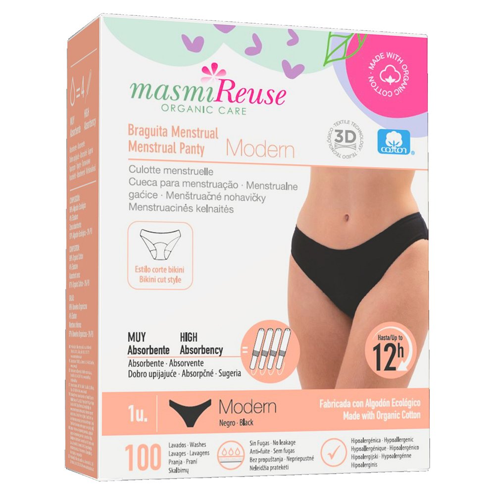 BIO PERIODENSLIP Modern Gr.M Bio Baumwolle MASMI - 1Stk