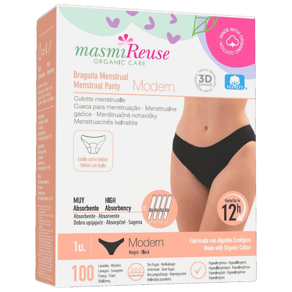 BIO PERIODENSLIP Modern Gr.XL Bio Baumwolle MASMI - 1Stk