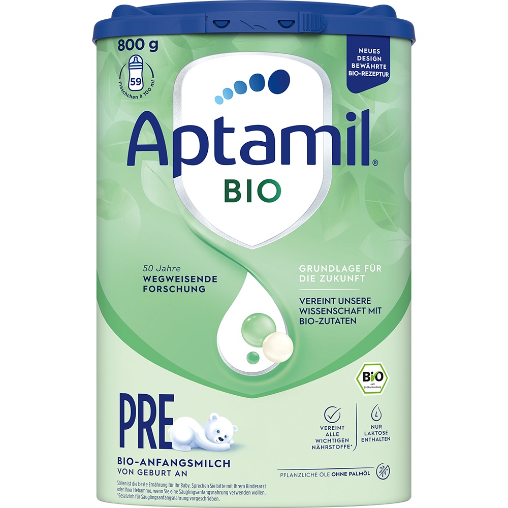 APTAMIL Bio PRE Anfangsnahrung Pulver - 800g