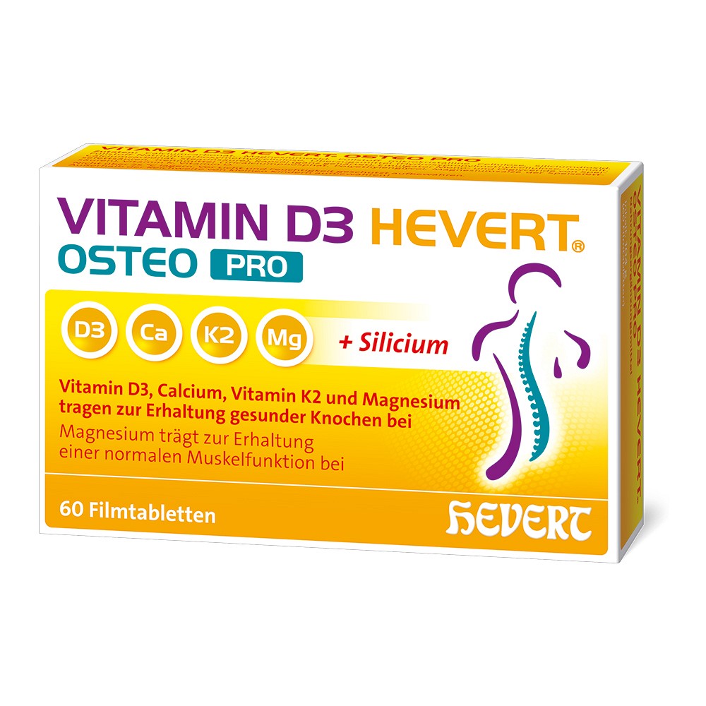 VITAMIN D3 HEVERT Osteo Pro Filmtabletten - 60Stk