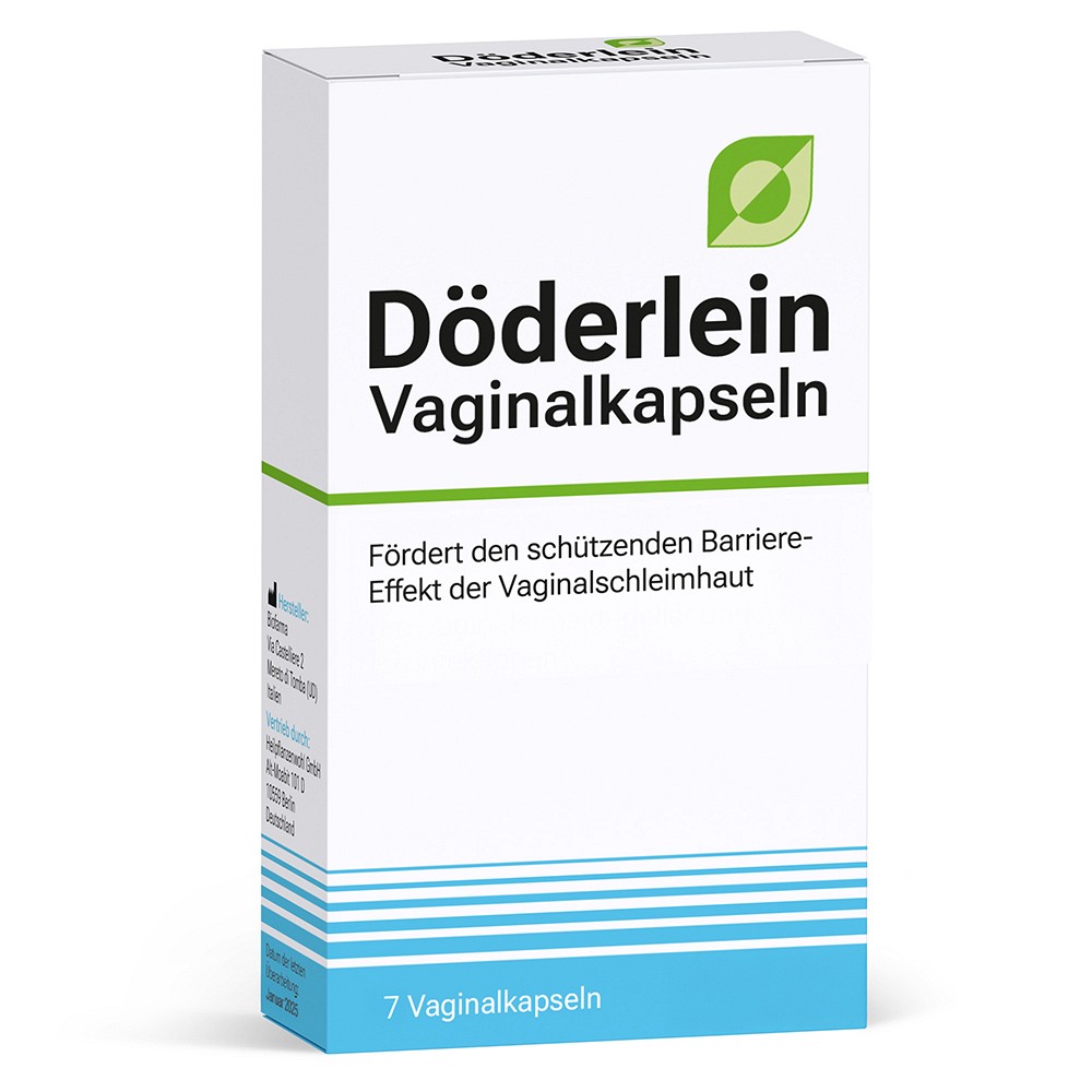 DÖDERLEIN Vaginalkapseln mit Milchsäurebakterien - 7Stk - Blasenentzündung