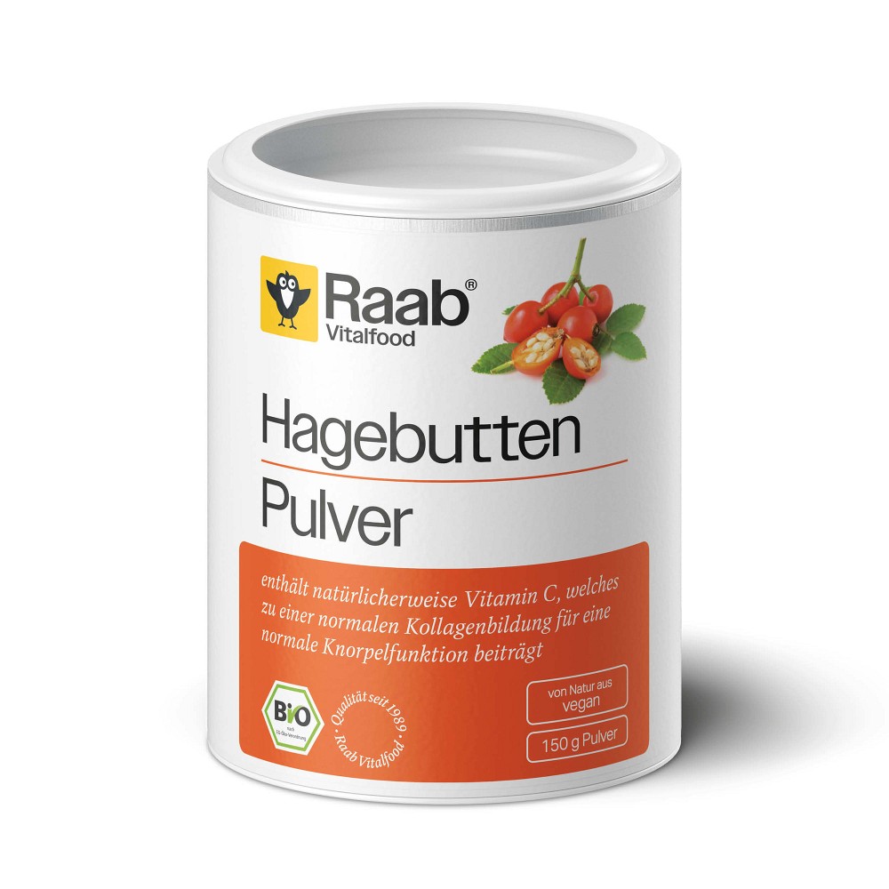 RAAB Vitalfood Hagebutte Bio Pulver - 150g