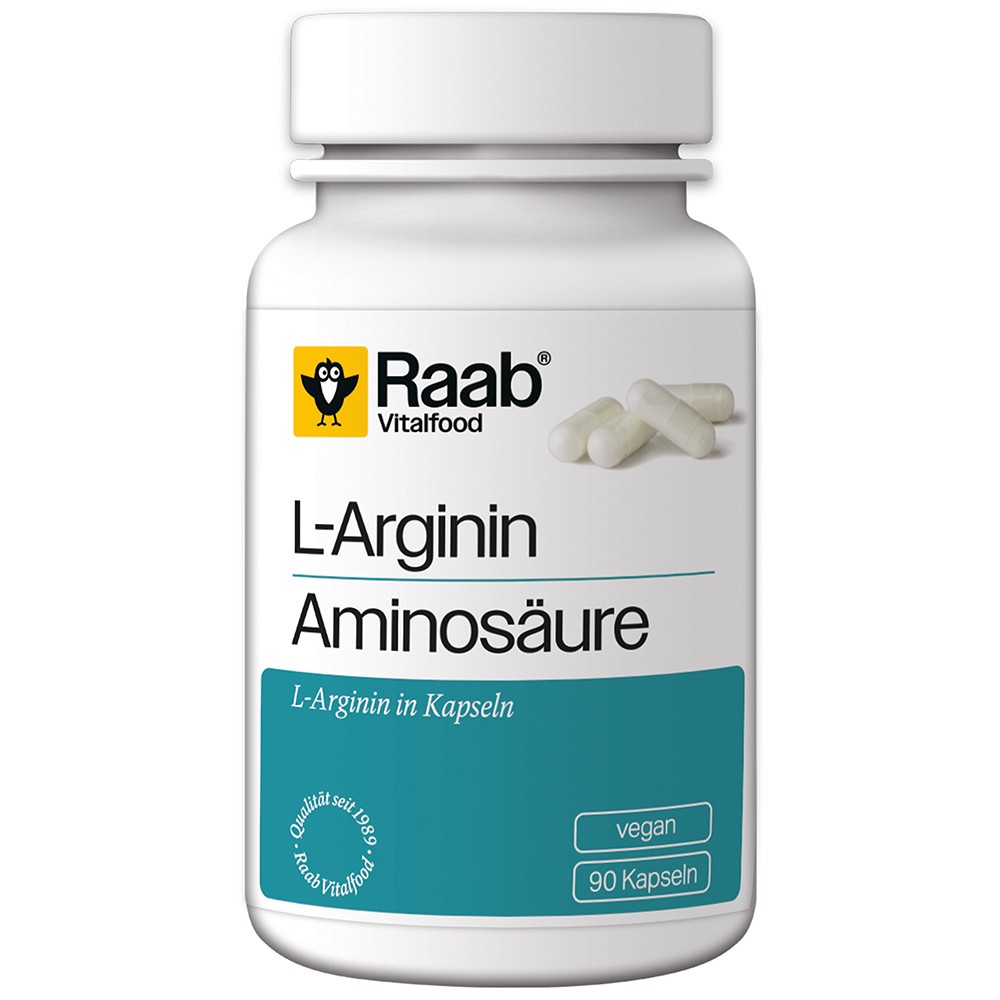 RAAB Vitalfood L-Arginin Kapseln - 90Stk