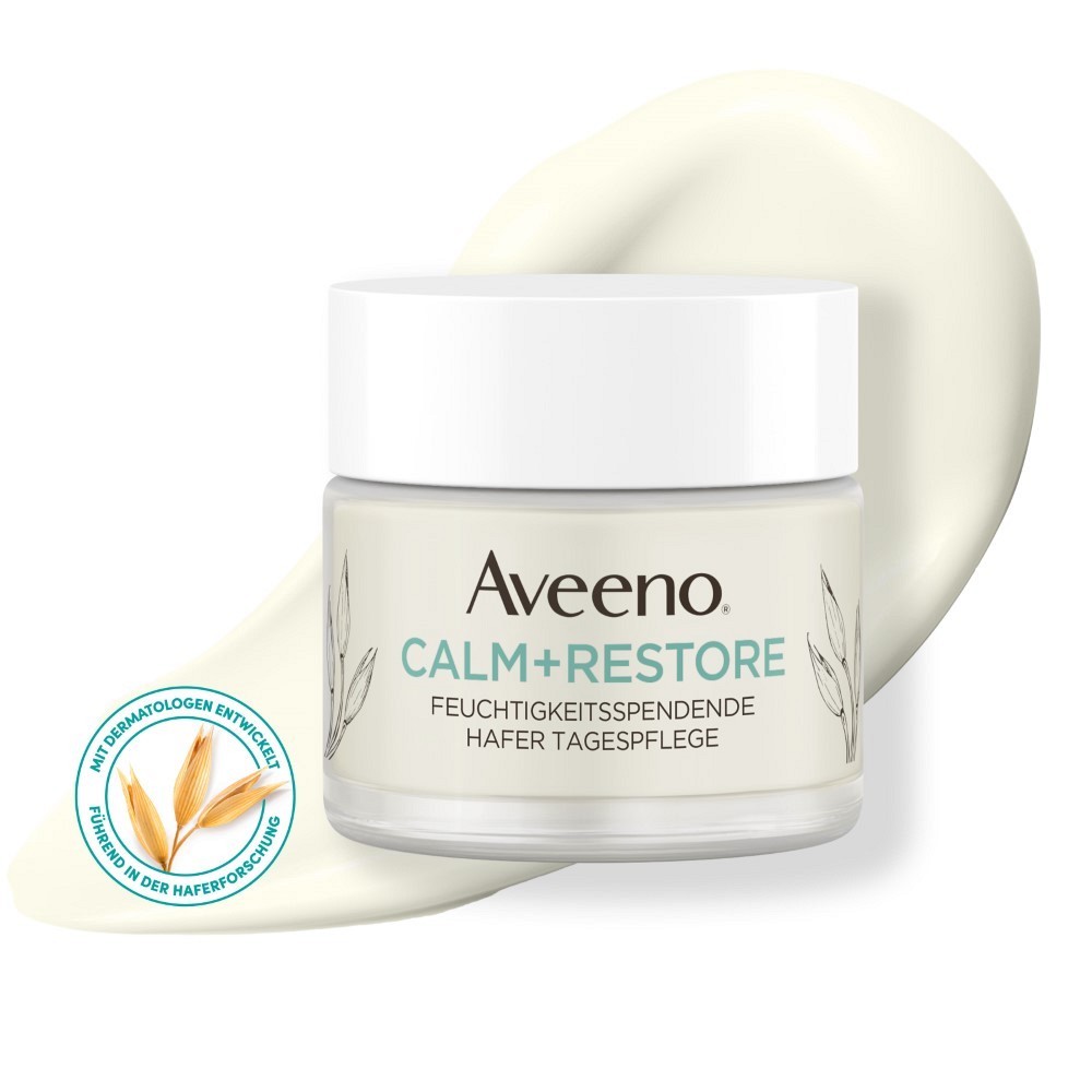AVEENO Calm+ Restore Hafer Tagespflege Creme - 50ml - Kosmetik & Körperpflege