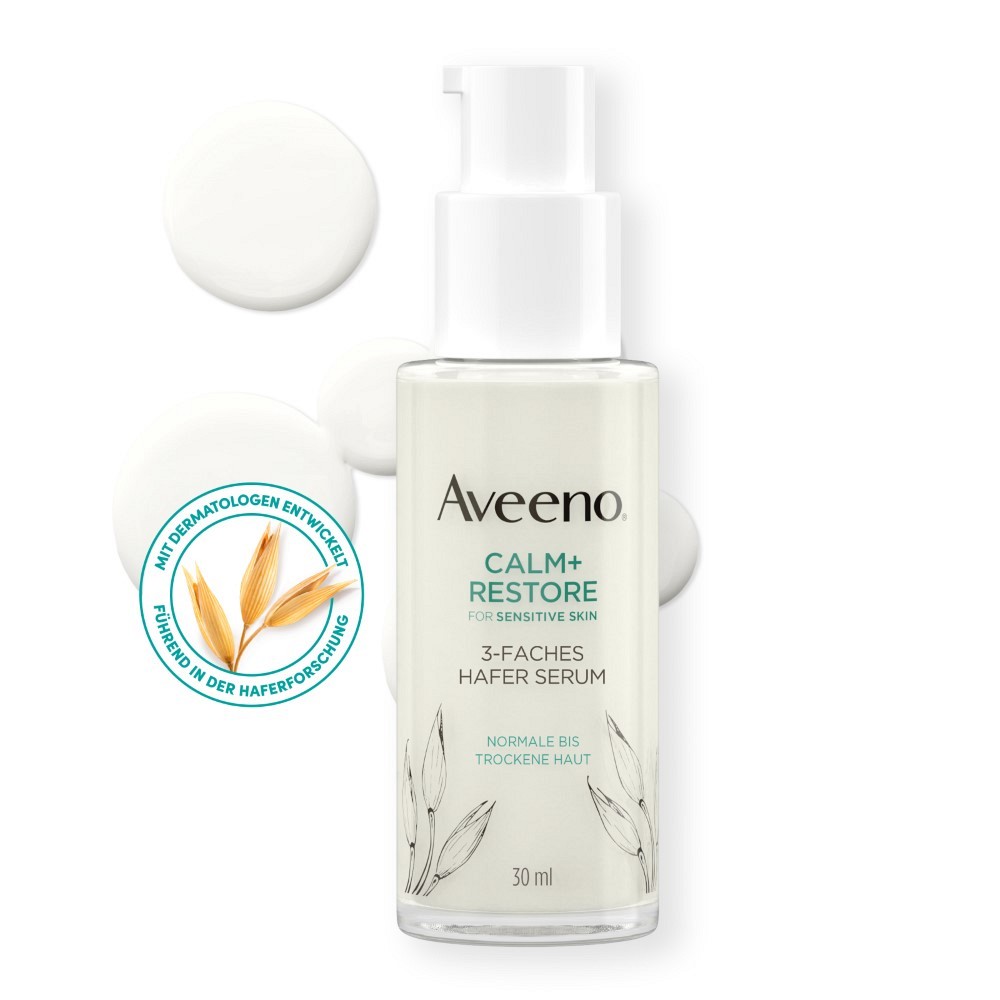 AVEENO Calm+ Restore 3-faches Hafer Serum - 30ml - Kosmetik & Körperpflege