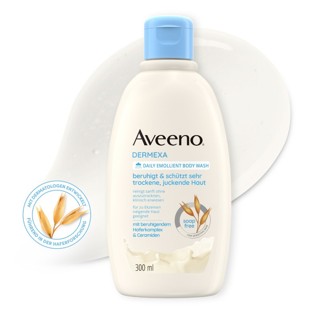 AVEENO Dermexa Emollientien Duschcreme - 300ml - Kosmetik & Körperpflege