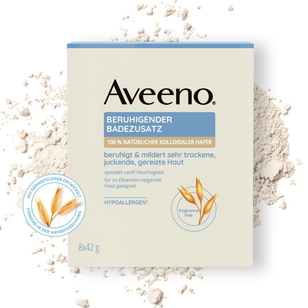 AVEENO Beruhigender Badezusatz - 8X42g - Kosmetik & Körperpflege