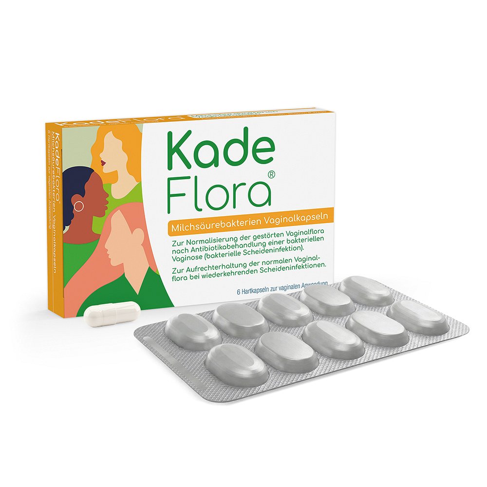 KADEFLORA Milchsäurebakterien Vaginalkapseln - 6Stk
