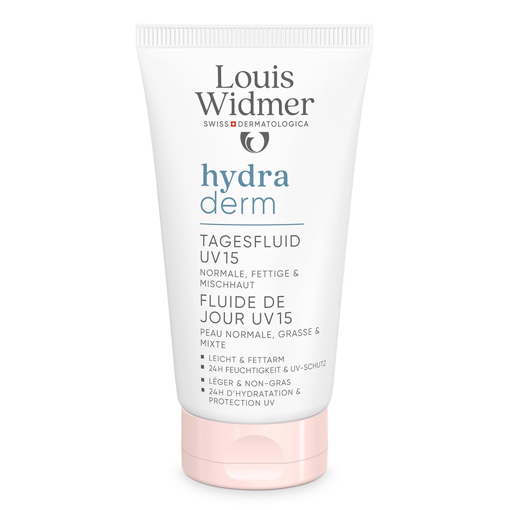 WIDMER hydraderm Tagesfluid UV 15 l.P. - 50ml - hydraderm