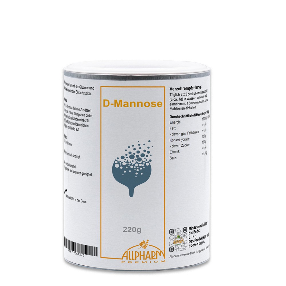 D-MANNOSE ALLPHARM Premium Pulver - 220g
