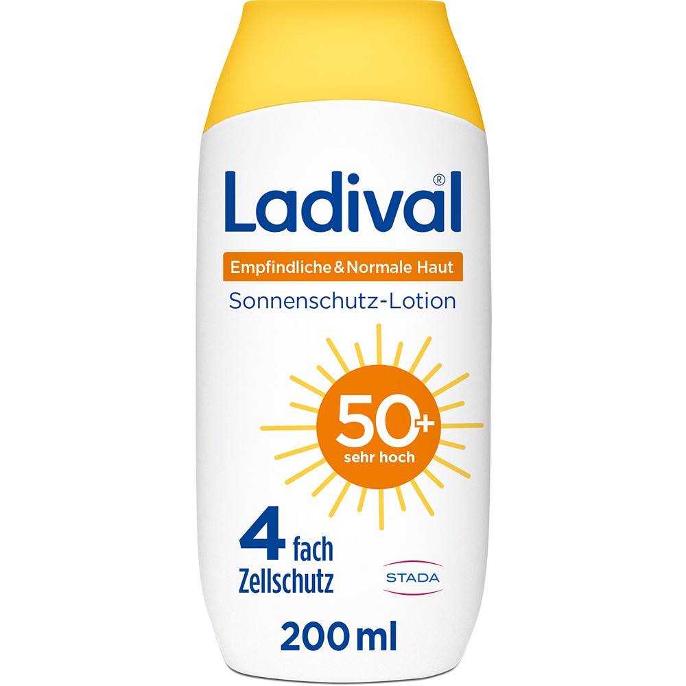 LADIVAL empfindliche & normale Haut Lotion LSF 50+ - 200ml