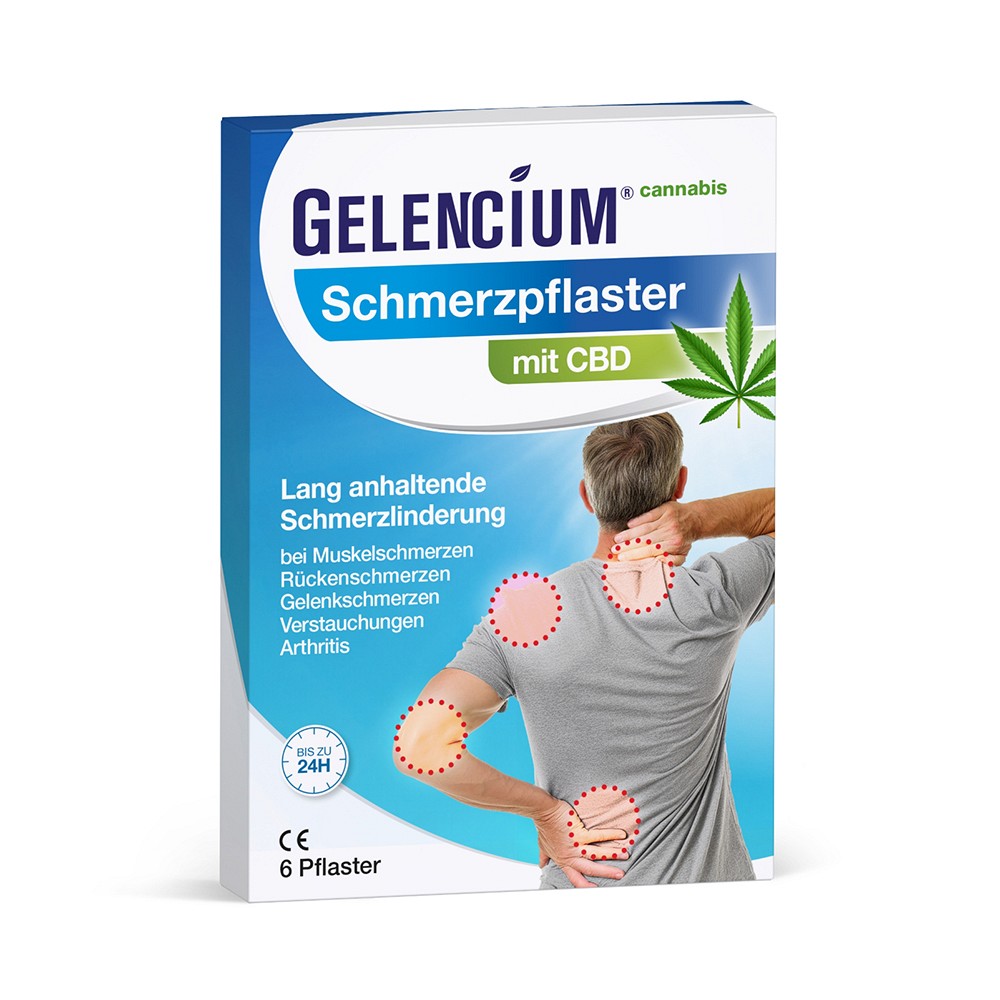 GELENCIUM Schmerzpflaster - 6Stk - Gelenk-& Muskelschmerzen
