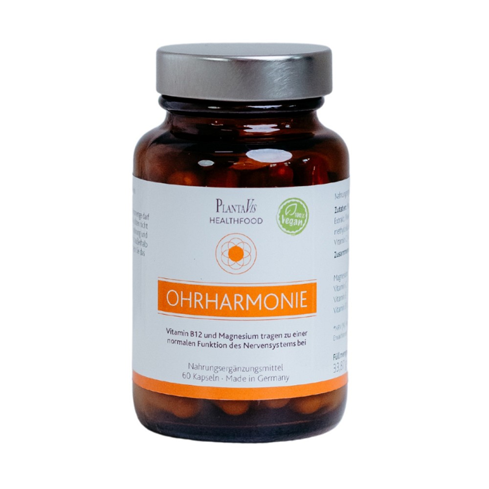 OHRHARMONIE Vit.B12 u.Magnesium Kapseln - 60Stk - Ohrenprobleme