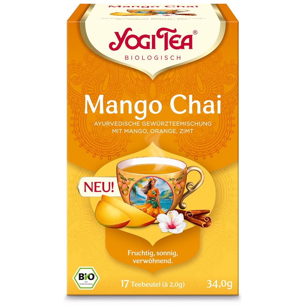 YOGI TEA Mango Chai Bio Filterbeutel - 17Stk