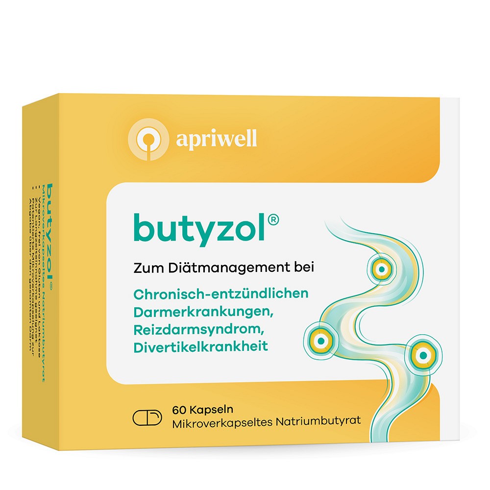BUTYZOL mikroverkapsel.Natriumbutyrat Apriwell HKP - 60Stk - Verdauungsenzyme