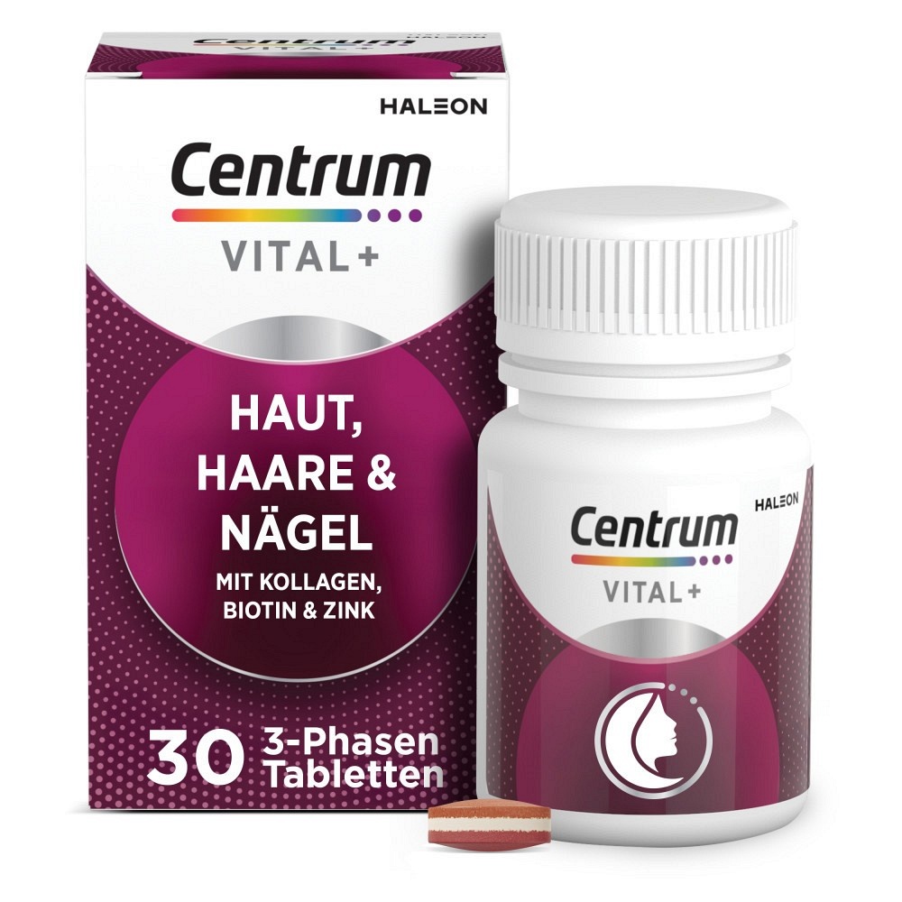 CENTRUM Vital+ Haut Haare & Nägel Tabletten - 30Stk