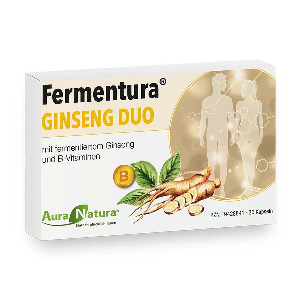 AURANATURA Fermentura Ginseng Duo Kapseln - 30Stk - Gedächtnis & Konzentration