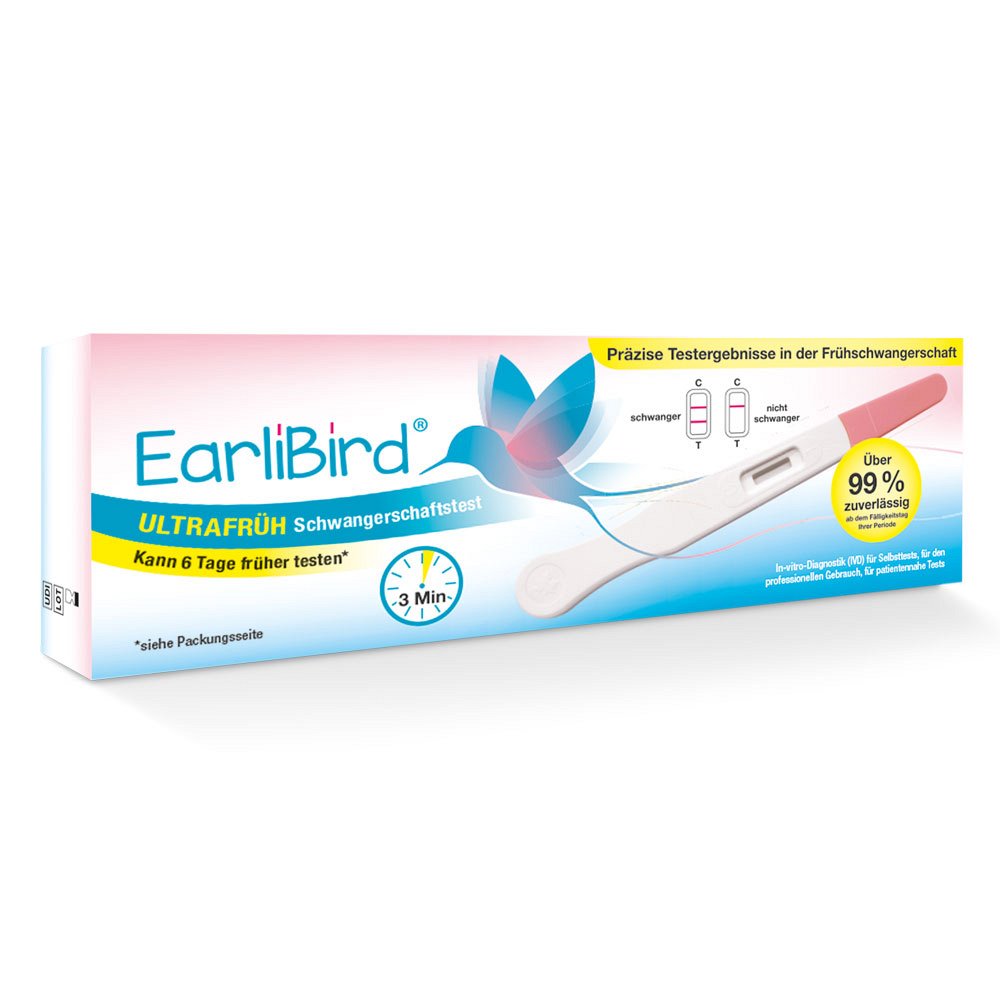 EARLIBIRD Ultrafrüh Schwangerschaftstest Urin - 1Stk - Familienplanung